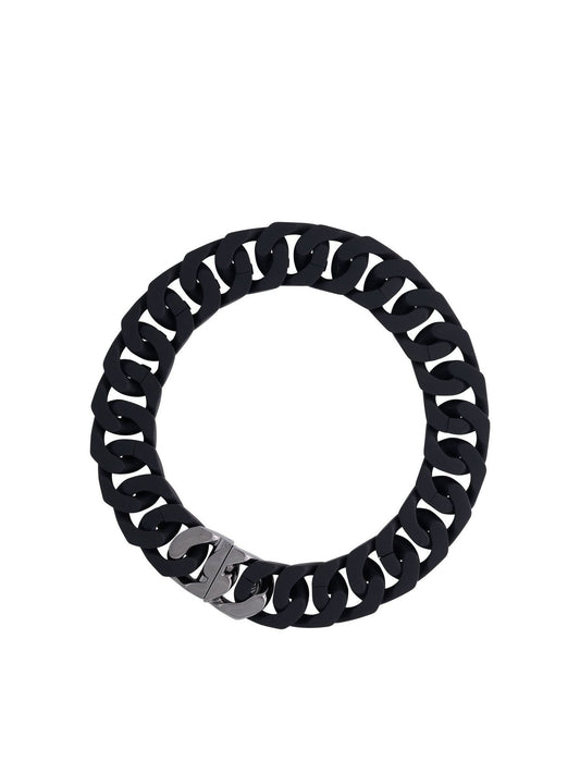 Image of Necklaces. Product name - Givenchy G Chain Medium Black Necklace in Black colour by brand - GIVENCHY