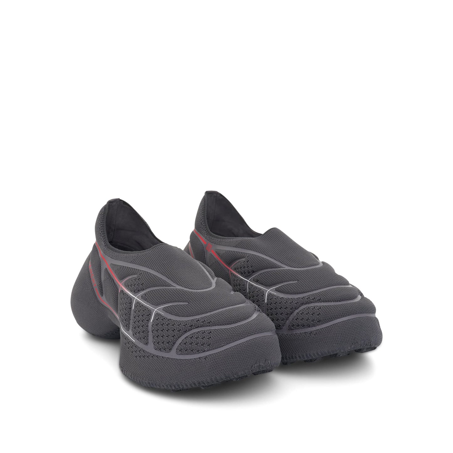 GIVENCHY TK 360 Plus Sneaker (Grey/Red)