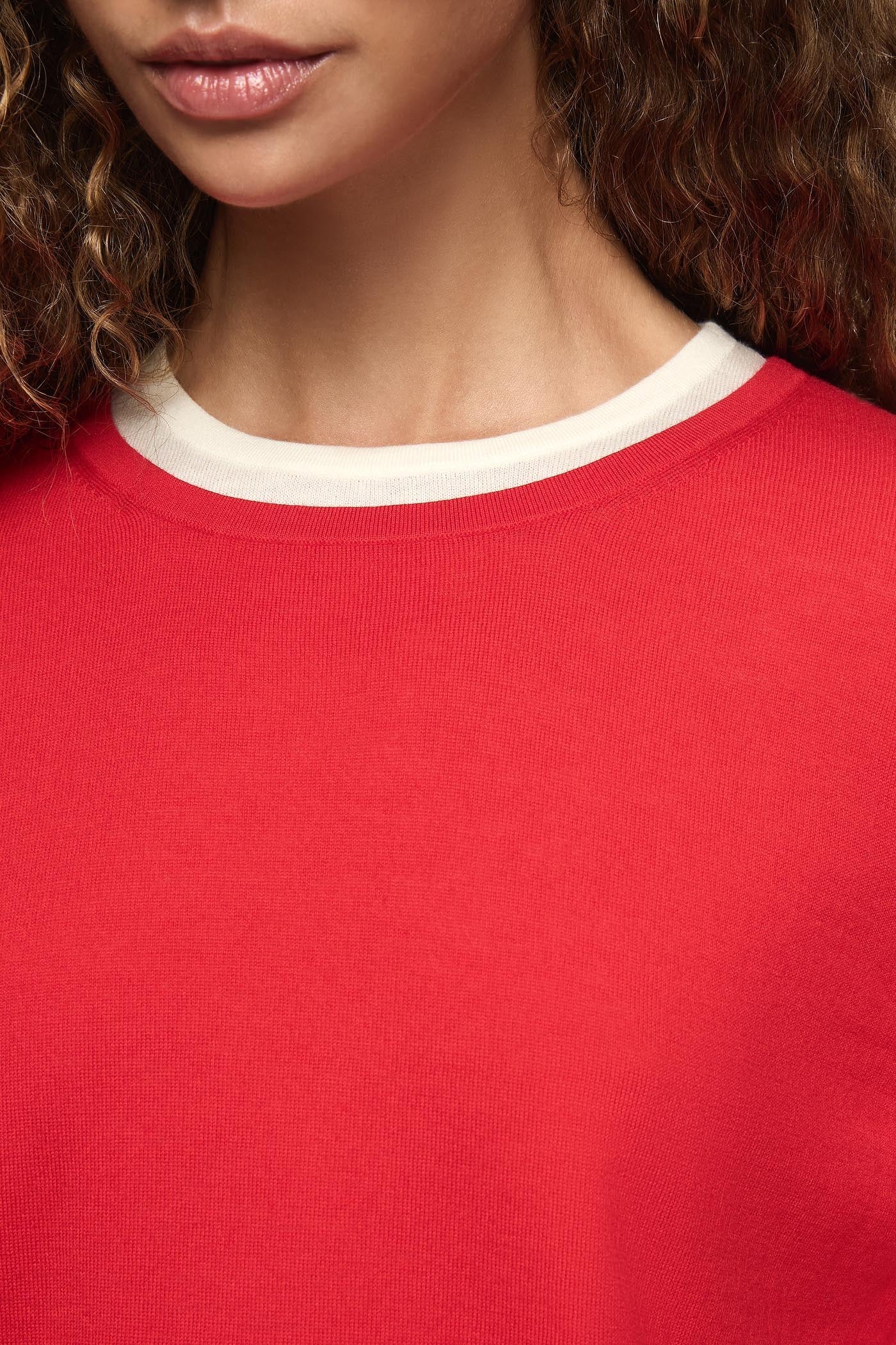 Blanca Studio Amber Layered Sweater (Red)