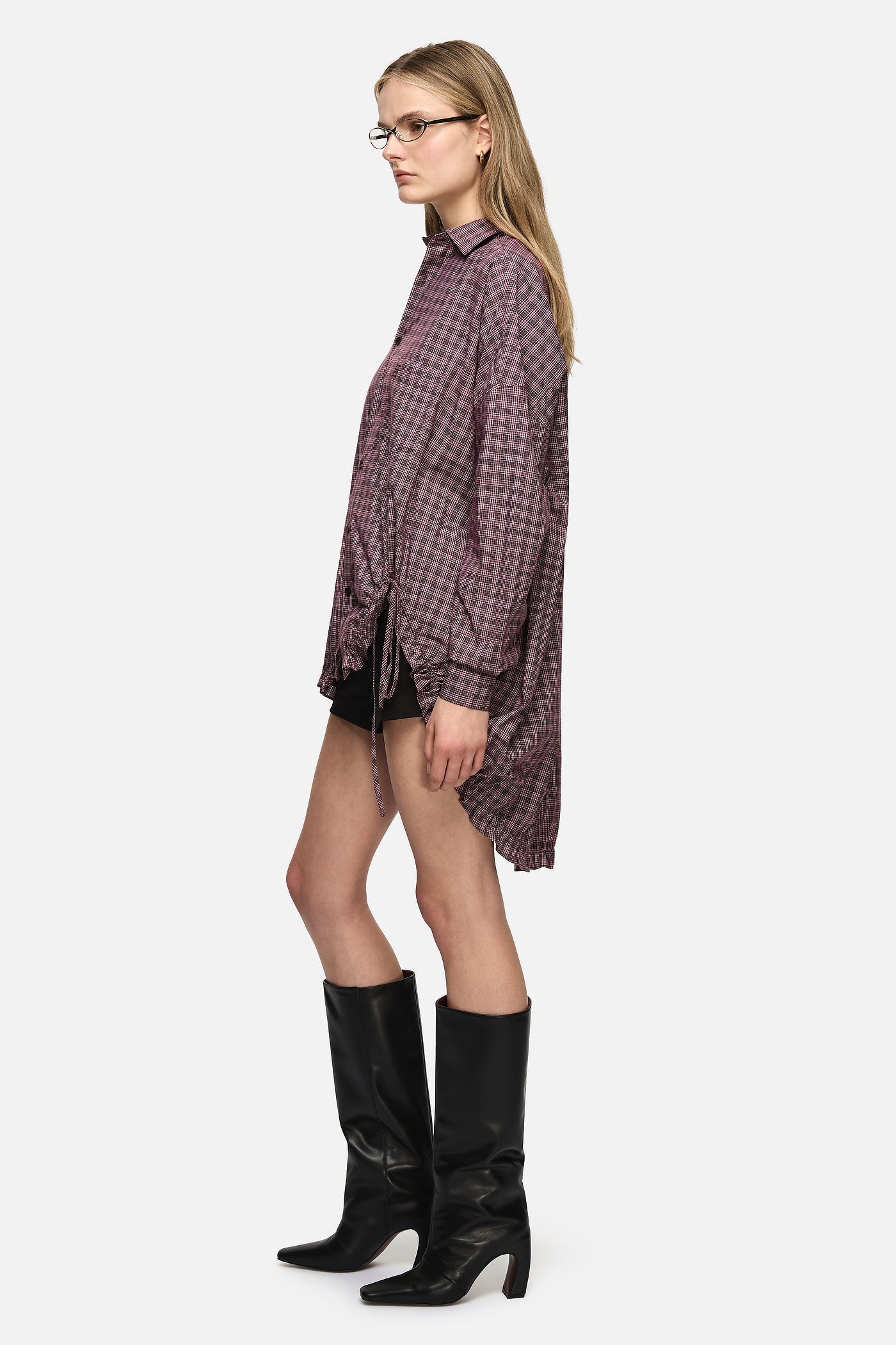 Blanca Studio Athena Shirt (Burgandy)