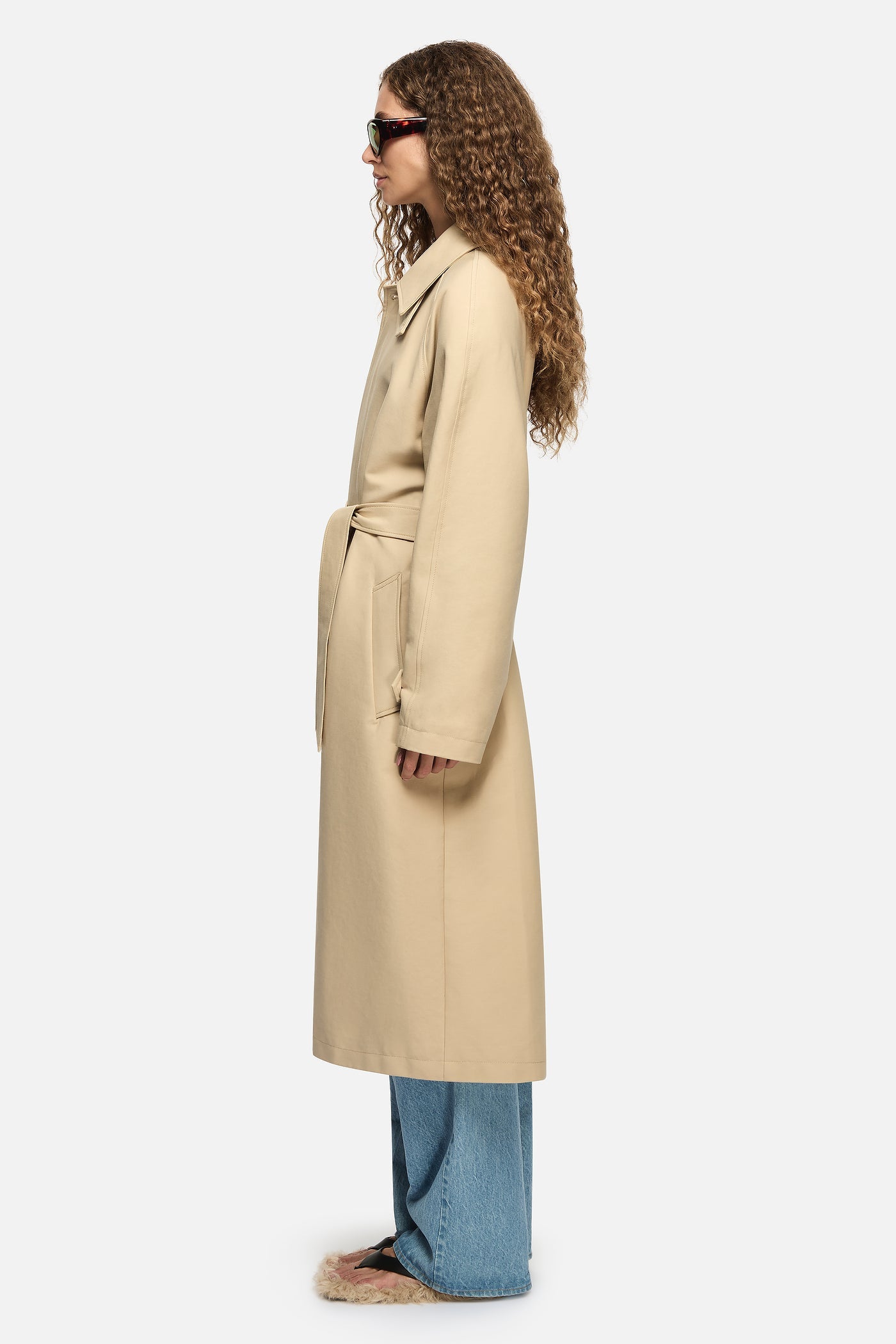 Blanca Studio Aurora Trench (Cream)