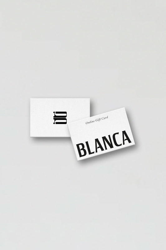 Image of Gift Cards. Product name - Online Gift Card in Card colour by brand - Blanca Studio