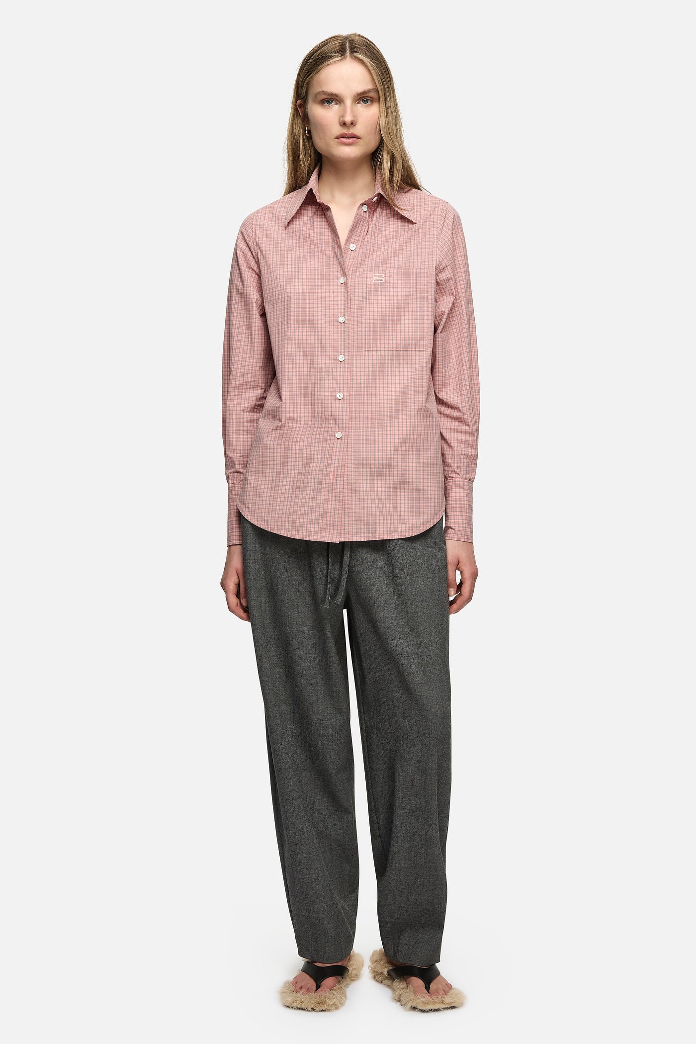 Image of Shirts. Product name - Isley Shirt Pink in Pink colour by brand - Blanca Studio