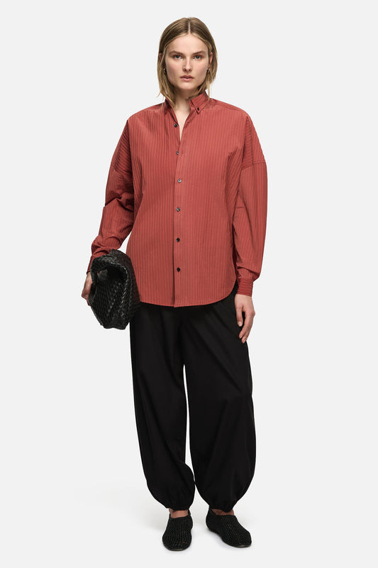 Image of Shirts. Product name - Mercia Shirt Red in Red colour by brand - Blanca Studio
