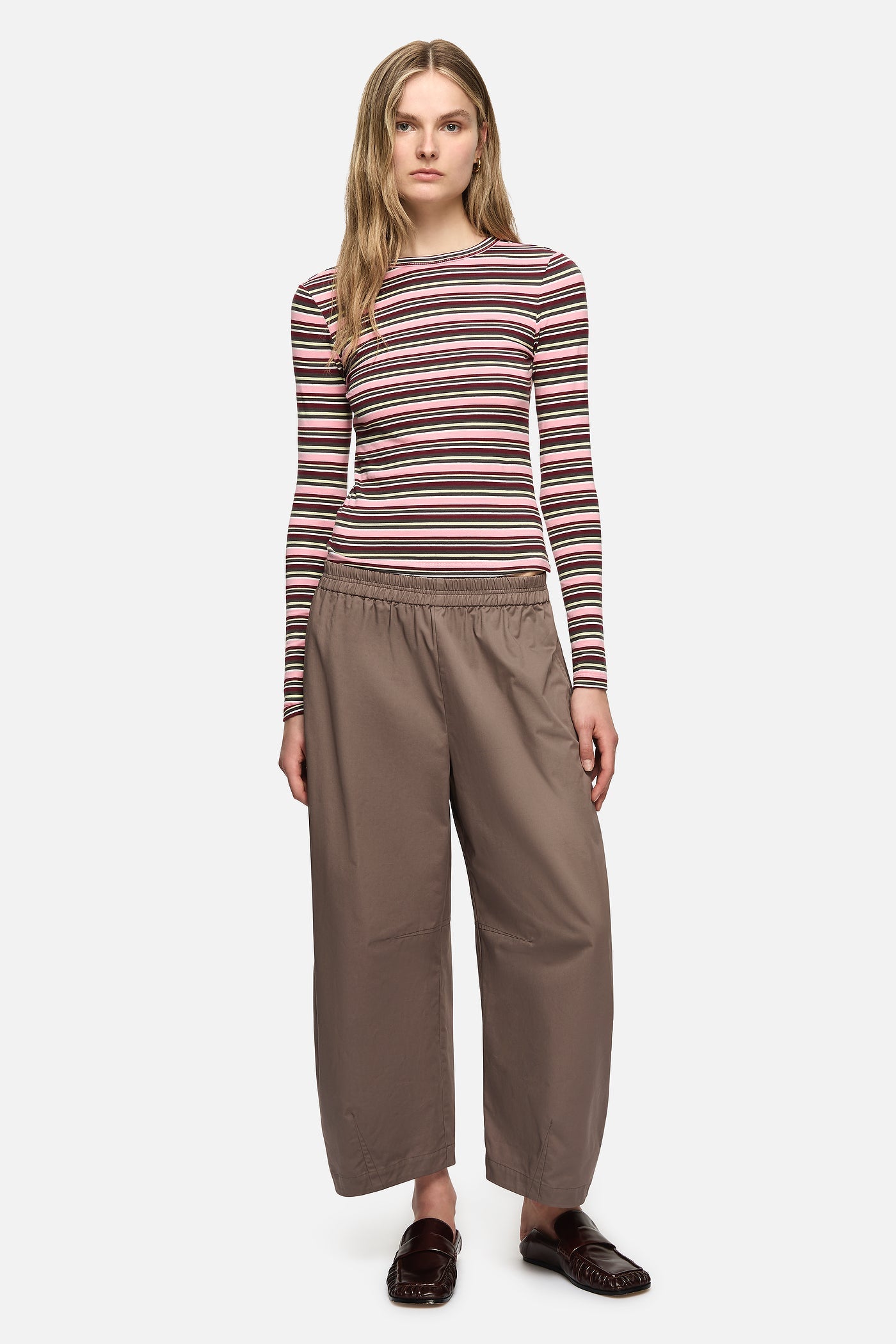 Blanca Studio Penny Tee (Burgandy)