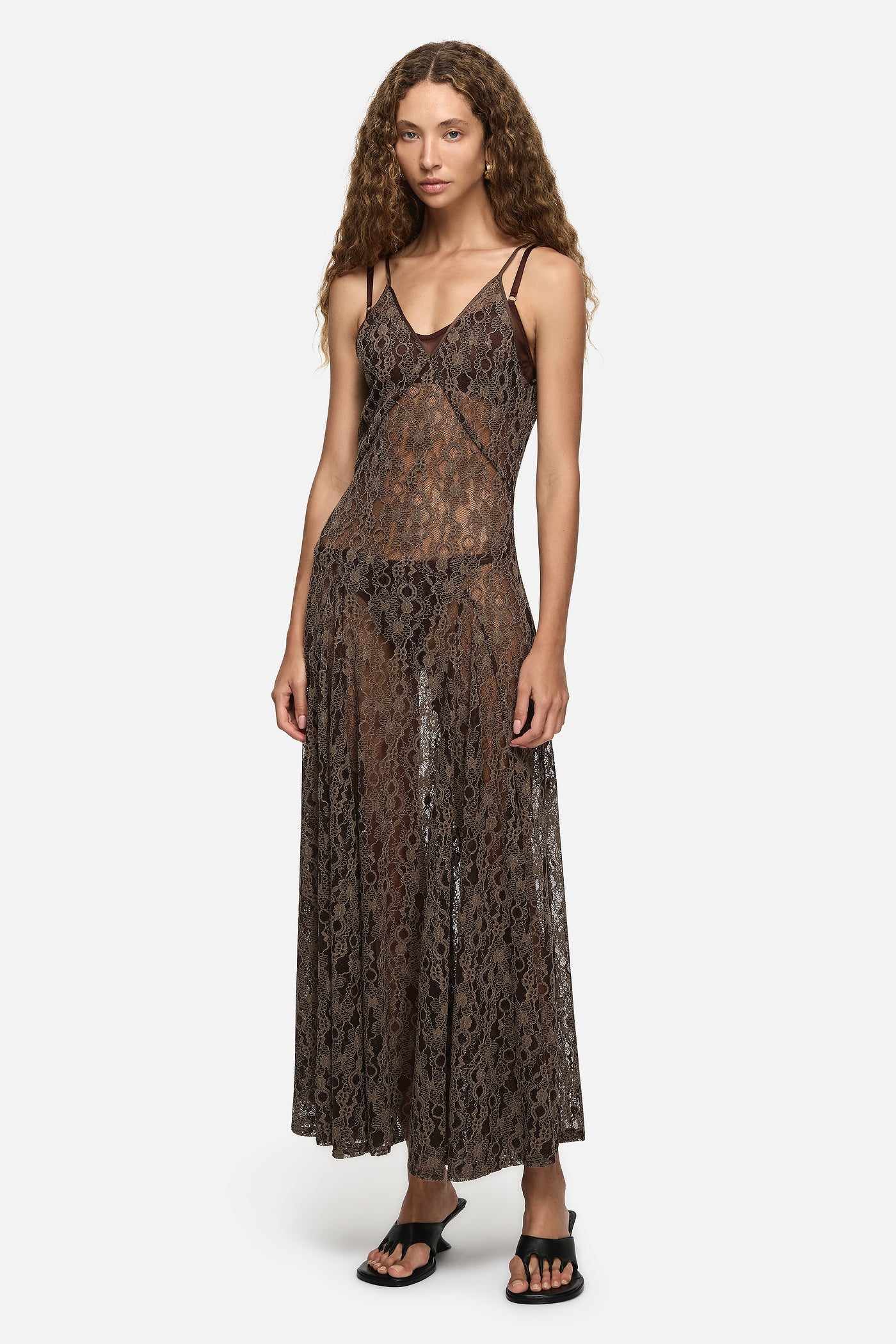 Image of Dresses. Product name - Tia Dress Slate in Slate colour by brand - Blanca Studio