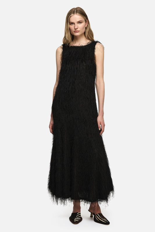Image of Dresses. Product name - Veda Dress Black in Black colour by brand - Blanca Studio