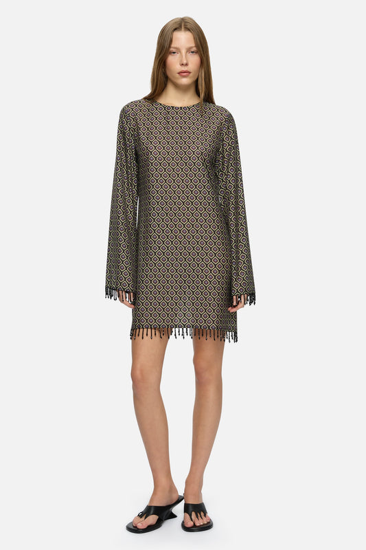 Image of Dresses. Product name - Dumas Dress Khaki in Khaki colour by brand - Blanca Studio