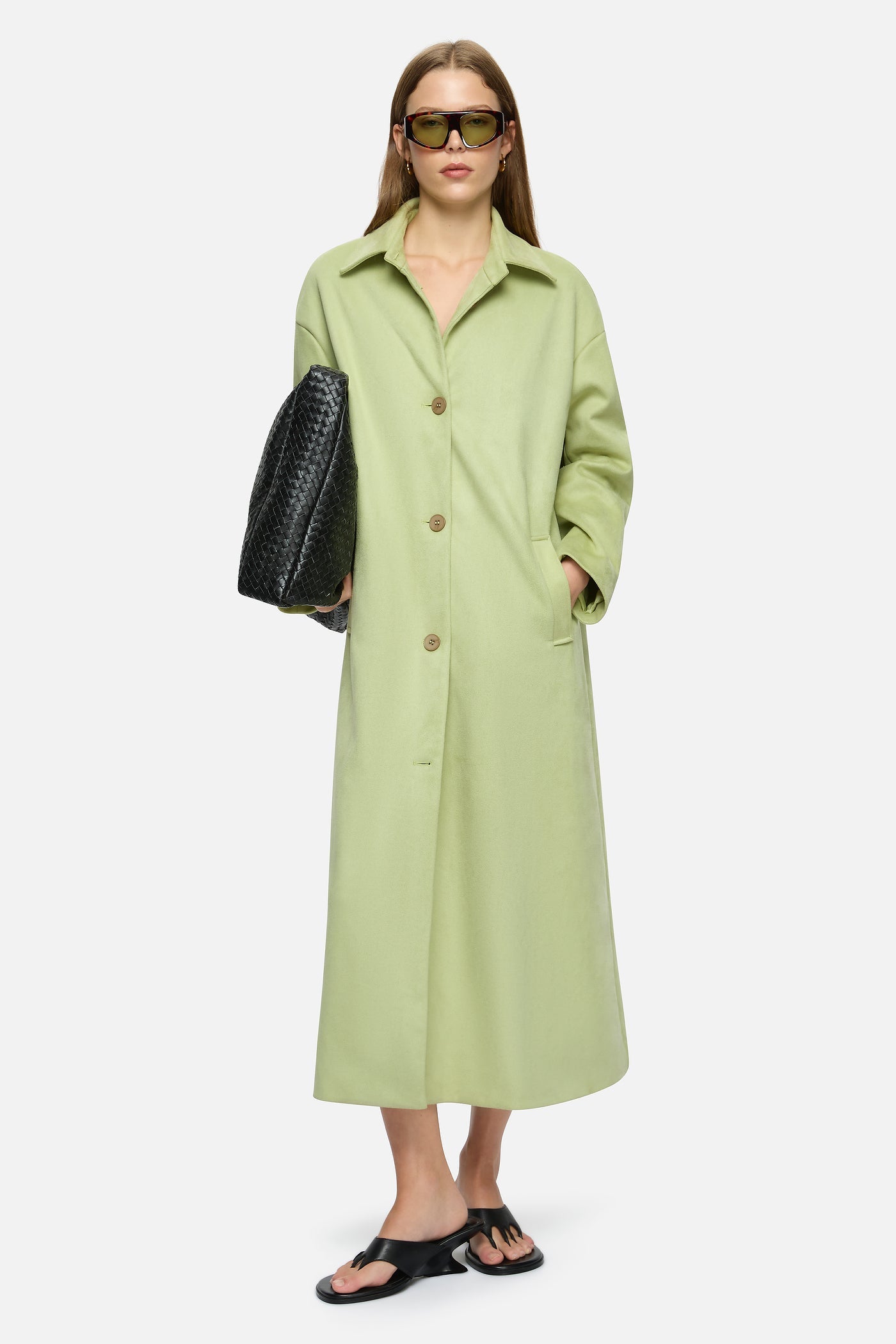 Image of Jackets. Product name - Gira Jacket Pistachio Pre-Order in Pistachio colour by brand - Blanca Studio