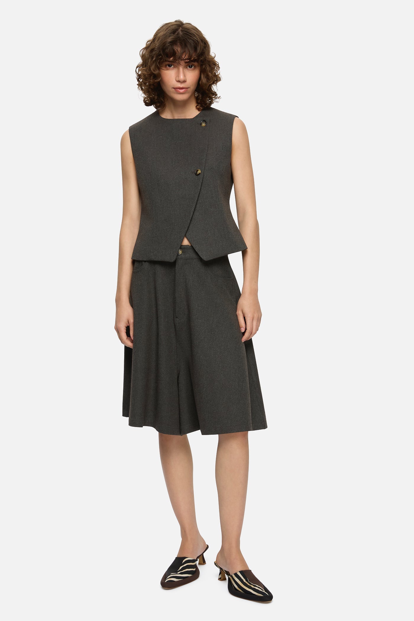 Blanca Studio Jasmine Vest (Charcoal)