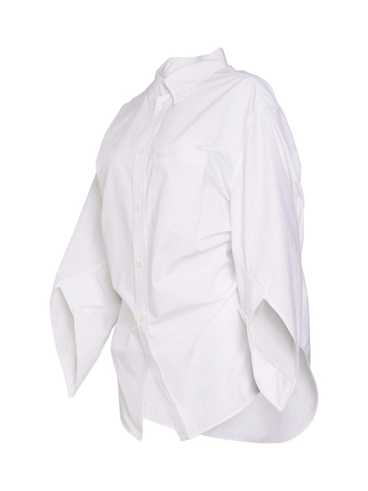 BALENCIAGA Wing Twisted Shirt (White)