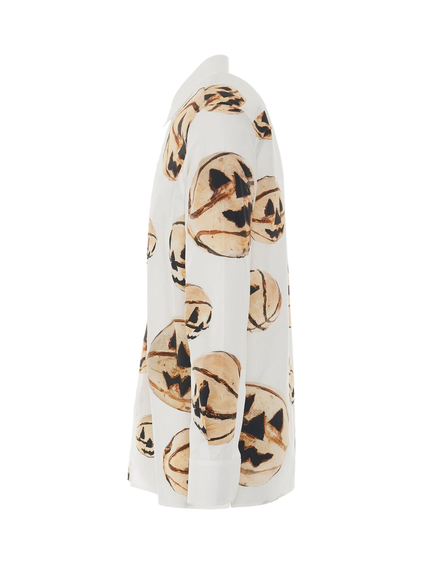 GIVENCHY Boxy Fit Print Shirt (White)