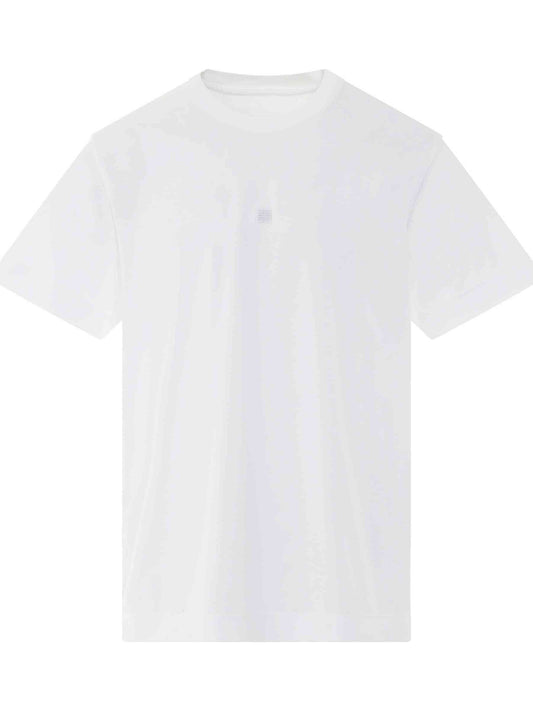 Image of T-Shirts. Product name - 4G Embroidered T-Shirt in White colour by brand - GIVENCHY