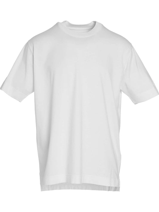 Image of a model wearing Tops. Productname: GIVENCHY Embroidered Bandanas Washed T-Shirt in WHITE colour by brand - GIVENCHY