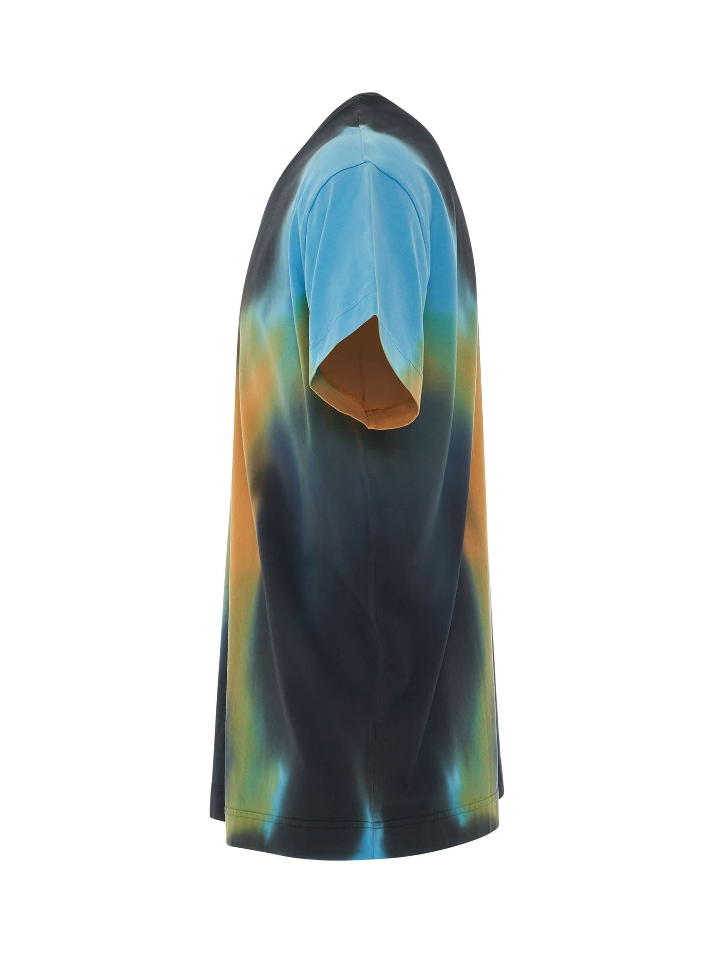 GIVENCHY 4G Embroidered Oversized Tiedye Back Cut T-Shirt (Black)