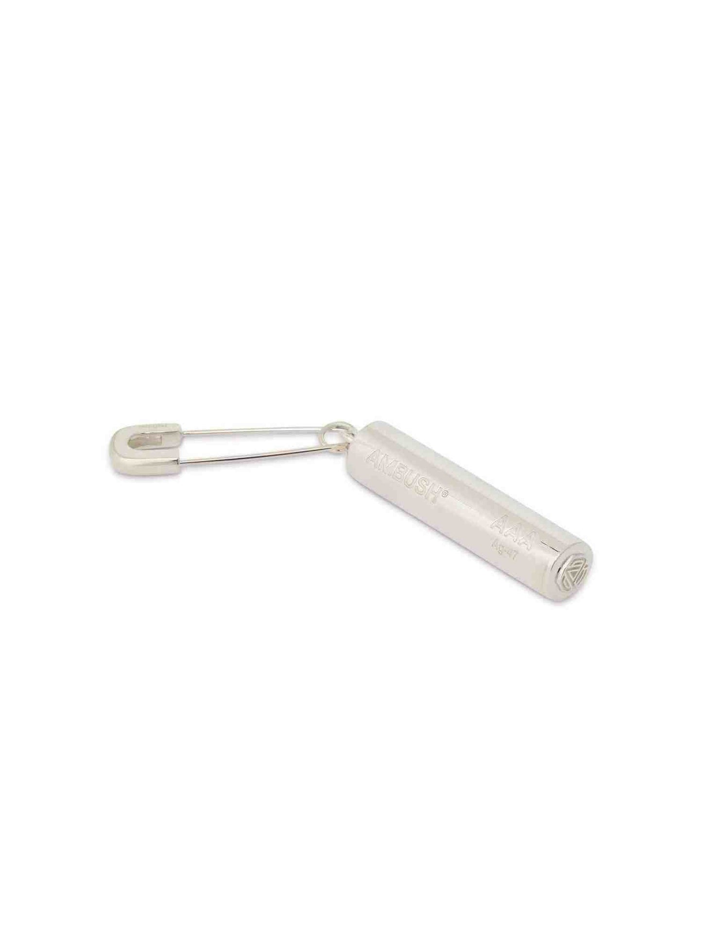 AMBUSH Earring with Battery Charm (Silver)