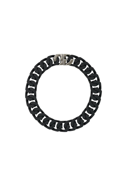 Image of Necklaces. Productname: GIVENCHY G Chain Medium Black Necklace in Black colour by brand - GIVENCHY