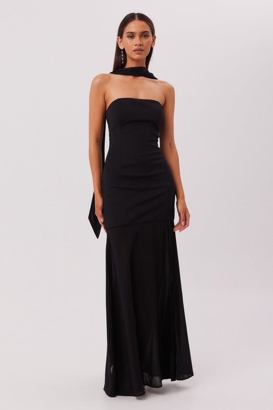 Image of Dresses. Productname: SNDYS BOWIE MAXI DRESS in Black colour by brand - SNDYS