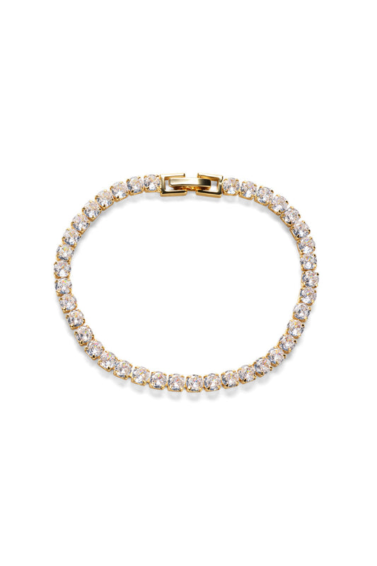 Image of Bracelets. Productname: Diamante Bracelet in GOLD colour by brand - Manning Cartell