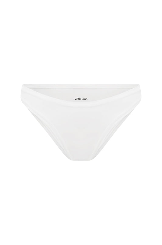 Image of Lingerie. Product name - Jéan Brief in White colour by brand - With Jéan