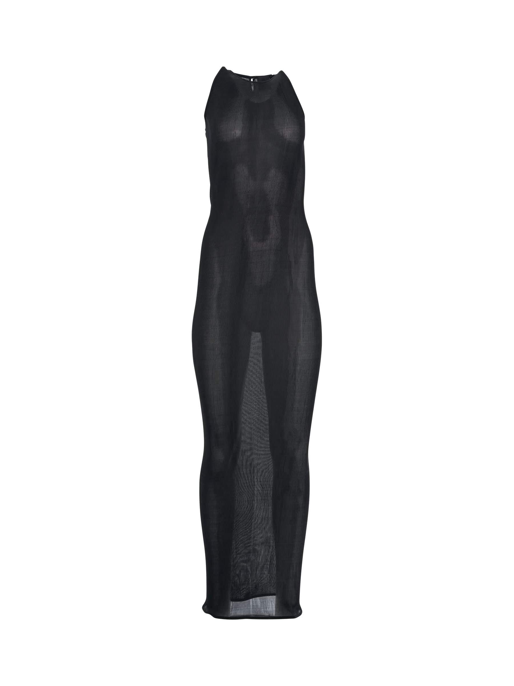 Image of Dresses. Productname: GIVENCHY Halter Long Silk Dress in BLACK colour by brand - GIVENCHY