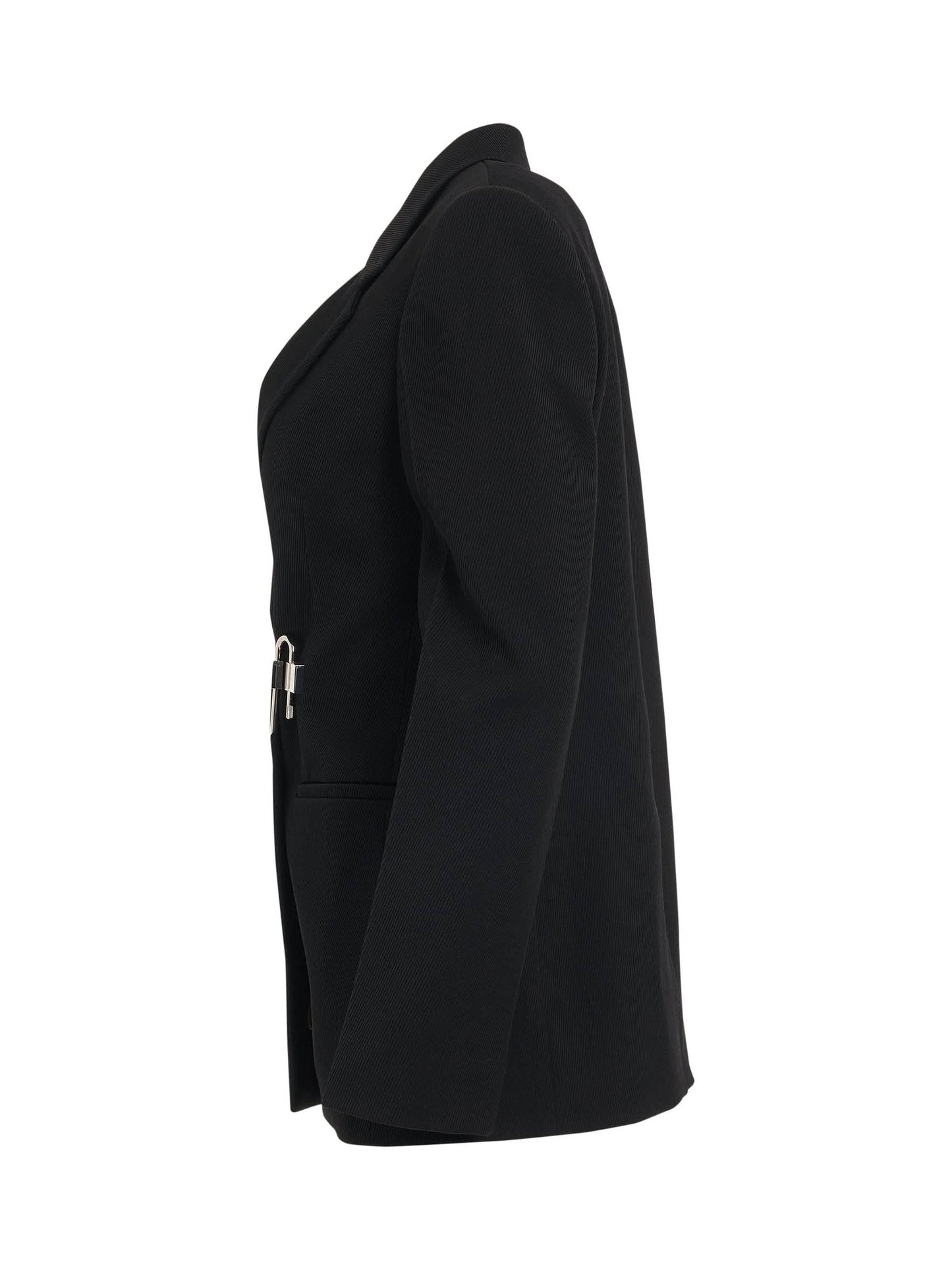 GIVENCHY Starchy Wool Tricotine Jacket (Black)