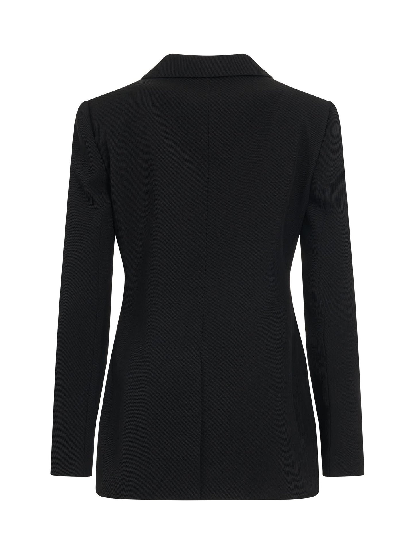 GIVENCHY Starchy Wool Tricotine Jacket (Black)