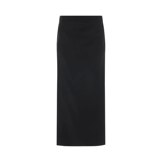 Image of a model wearing Pants. Productname: GIVENCHY Slim Trousers with Long Apron in BLACK colour by brand - GIVENCHY