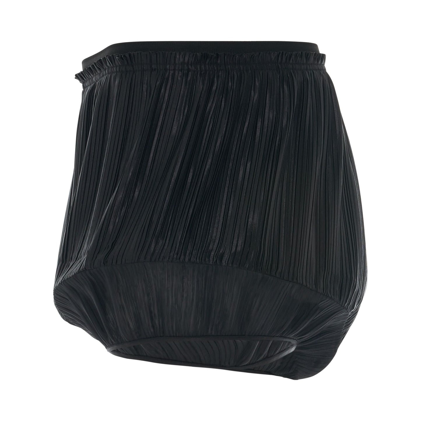 GIVENCHY Pleated Structured Shorts (Black)