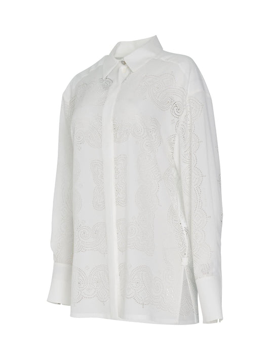 GIVENCHY Bandana Shirt (White)