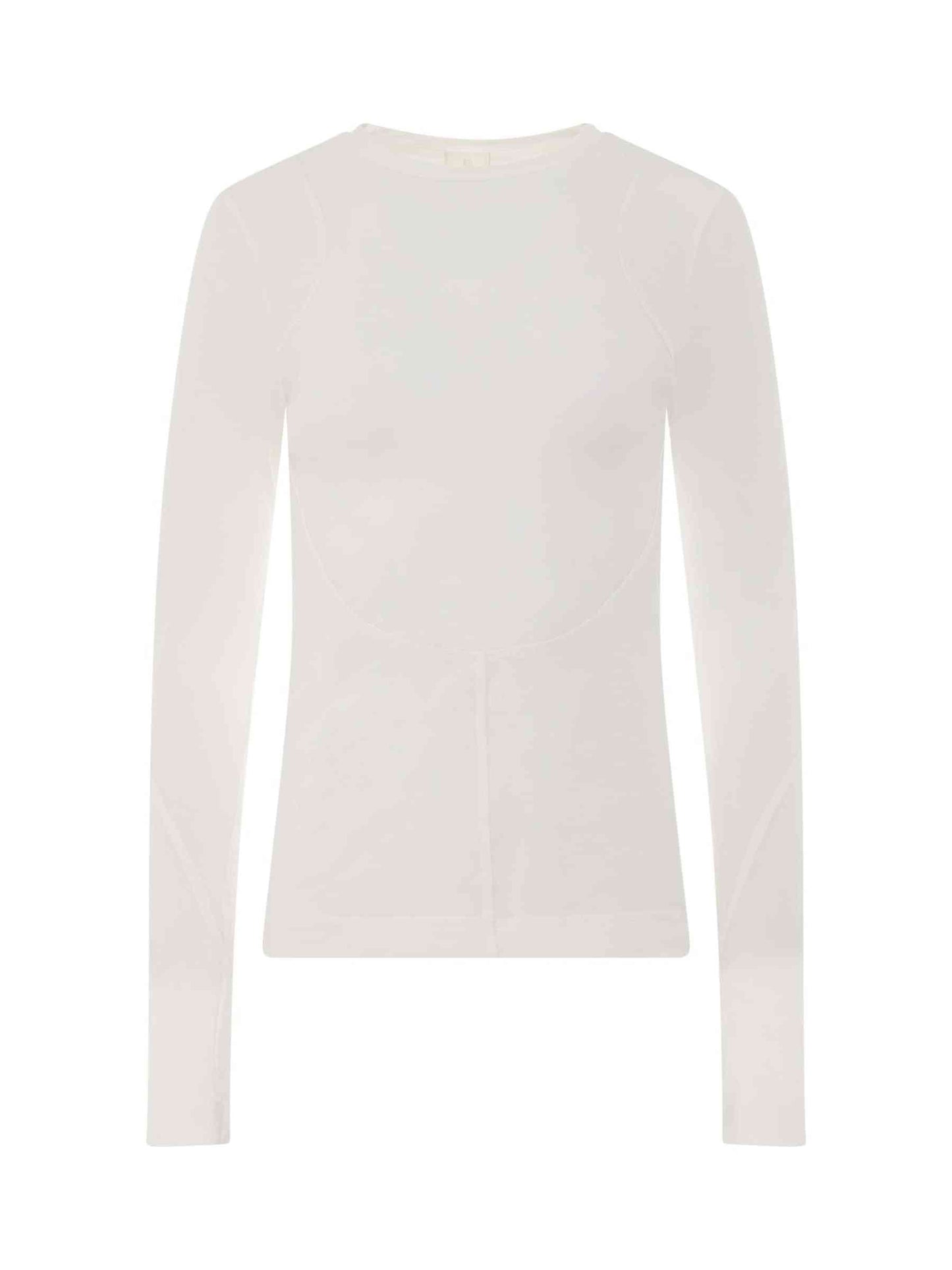 Image of a model wearing Tops. Productname: GIVENCHY Structured Panel Top in White colour by brand - GIVENCHY
