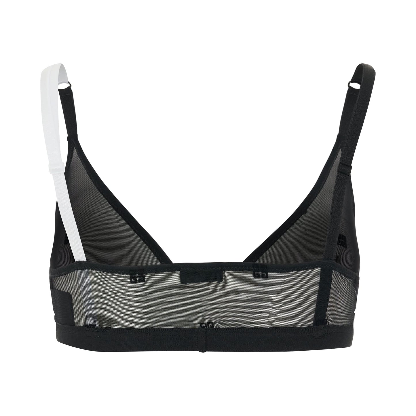 GIVENCHY 4G Transparent Tulle Bra (Black)
