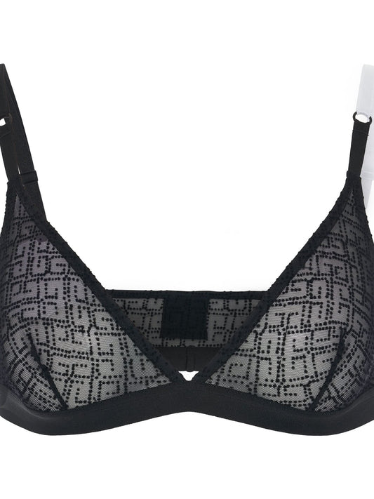 Image of Others. Productname: GIVENCHY Jacquard Bra in Black colour by brand - GIVENCHY