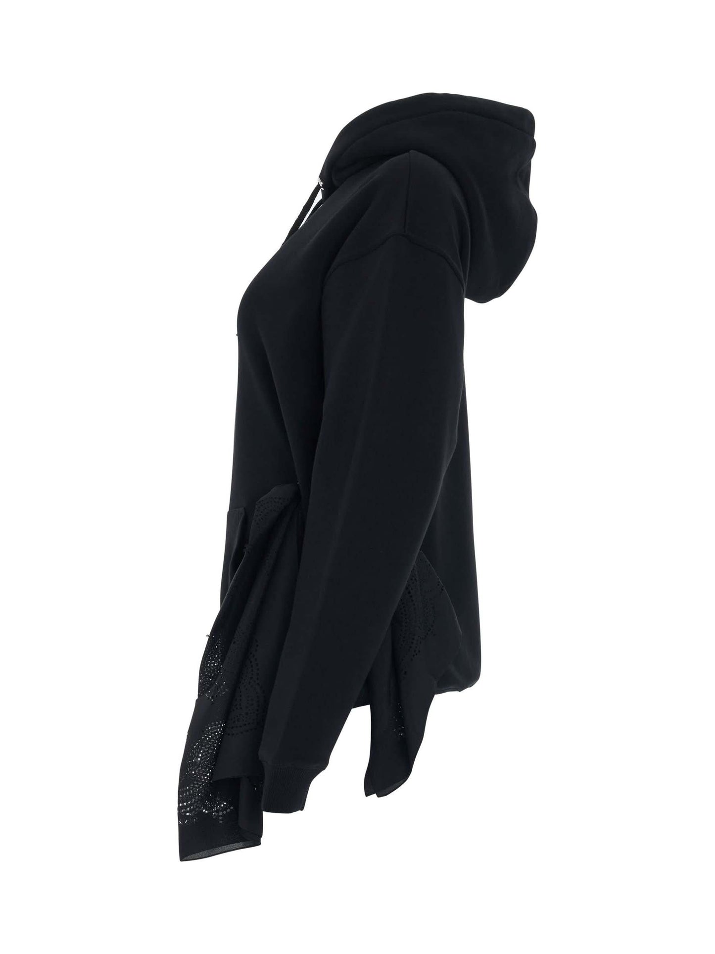 GIVENCHY Side Eyelet Bandanas Hoodie (Black)