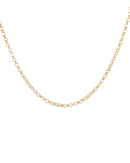 Image of Necklaces. Product name - Baby Belcher Gold Chain Necklace in colour by brand - LAVANA