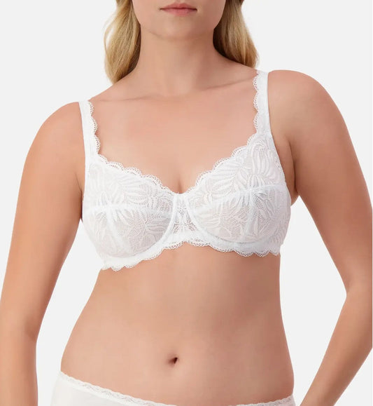 Image of Bras. Productname: Triumph Essential Lace Balconette Bra in White colour by brand - Triumph