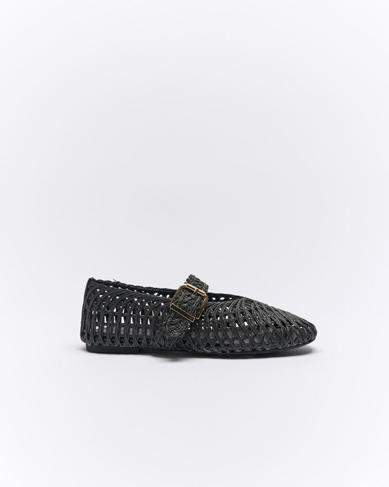 Image of Shoes. Productname: Walnut Melbourne Banks Ballet in Black colour by brand - Walnut Melbourne