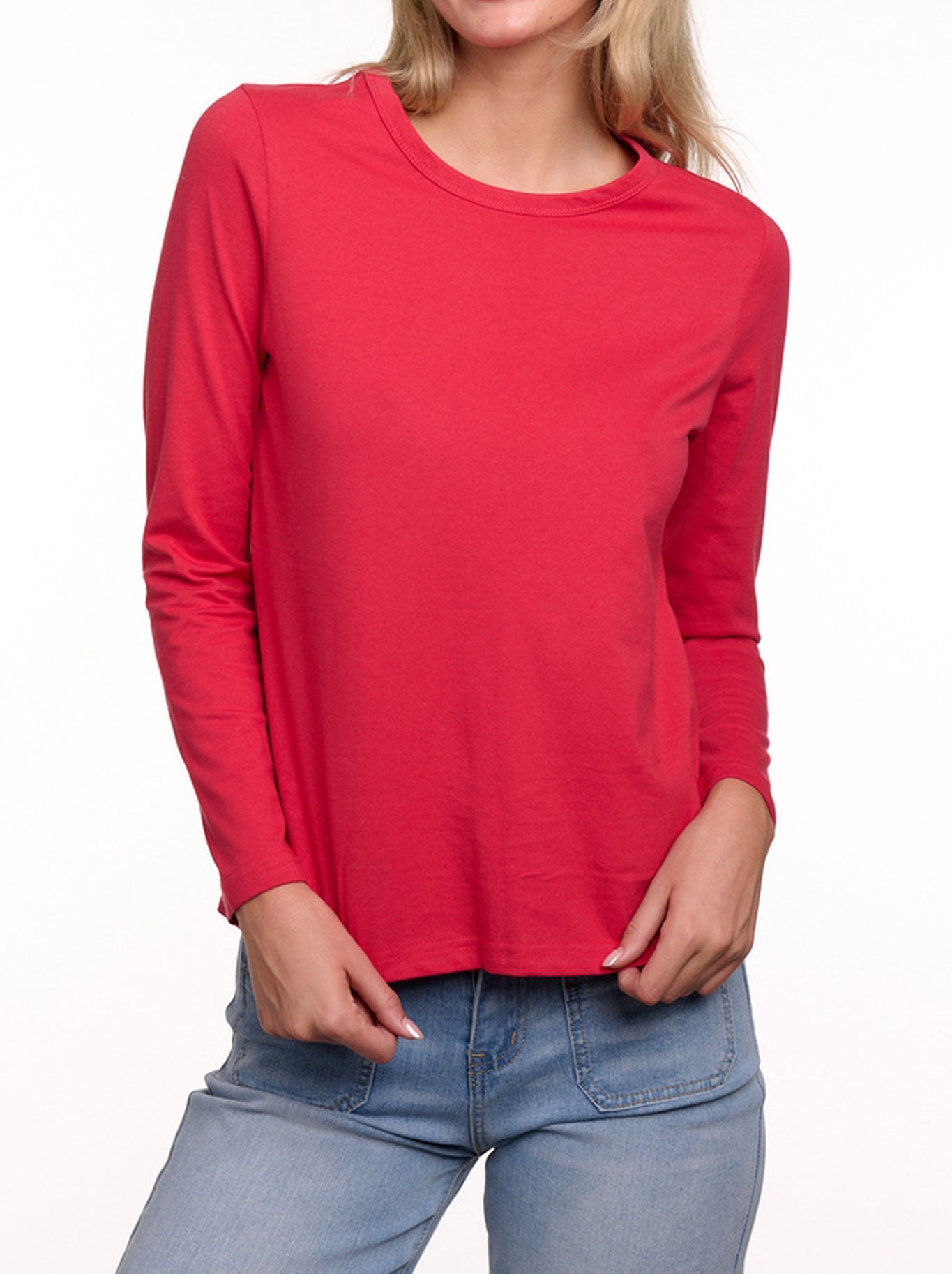 BASIC 123 LONG SLEEVE CREW NECK (Grey)