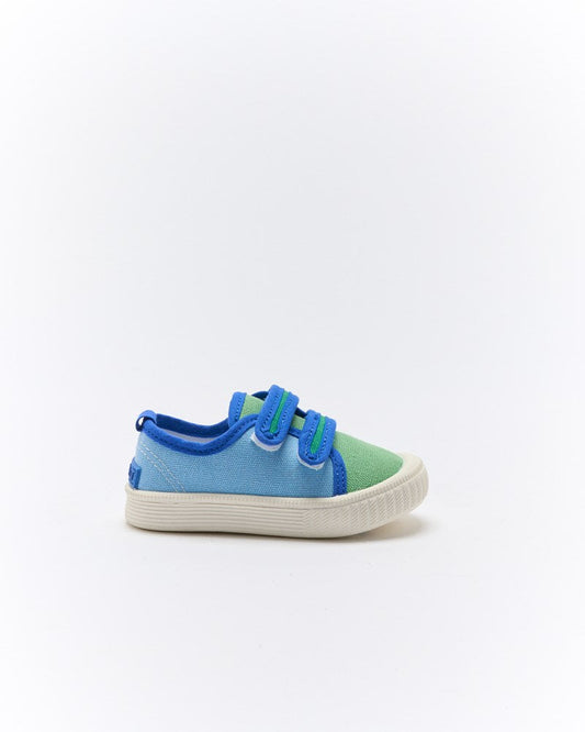 Image of Shoes. Productname: Walnut Melbourne Ben Canvas in Marine Multi colour by brand - Walnut Melbourne