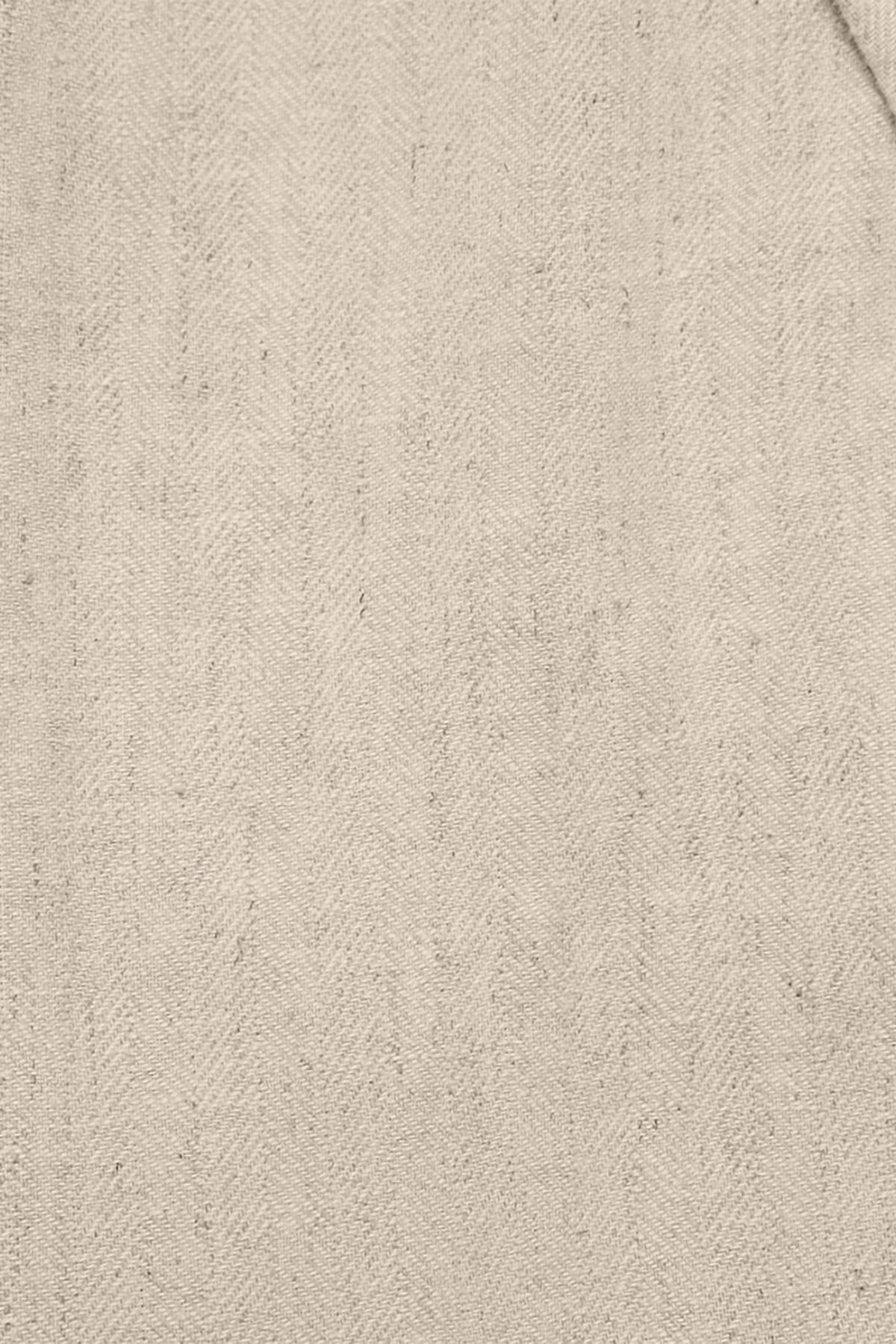 Anthony Squires Ben herringbone button down (Beige)