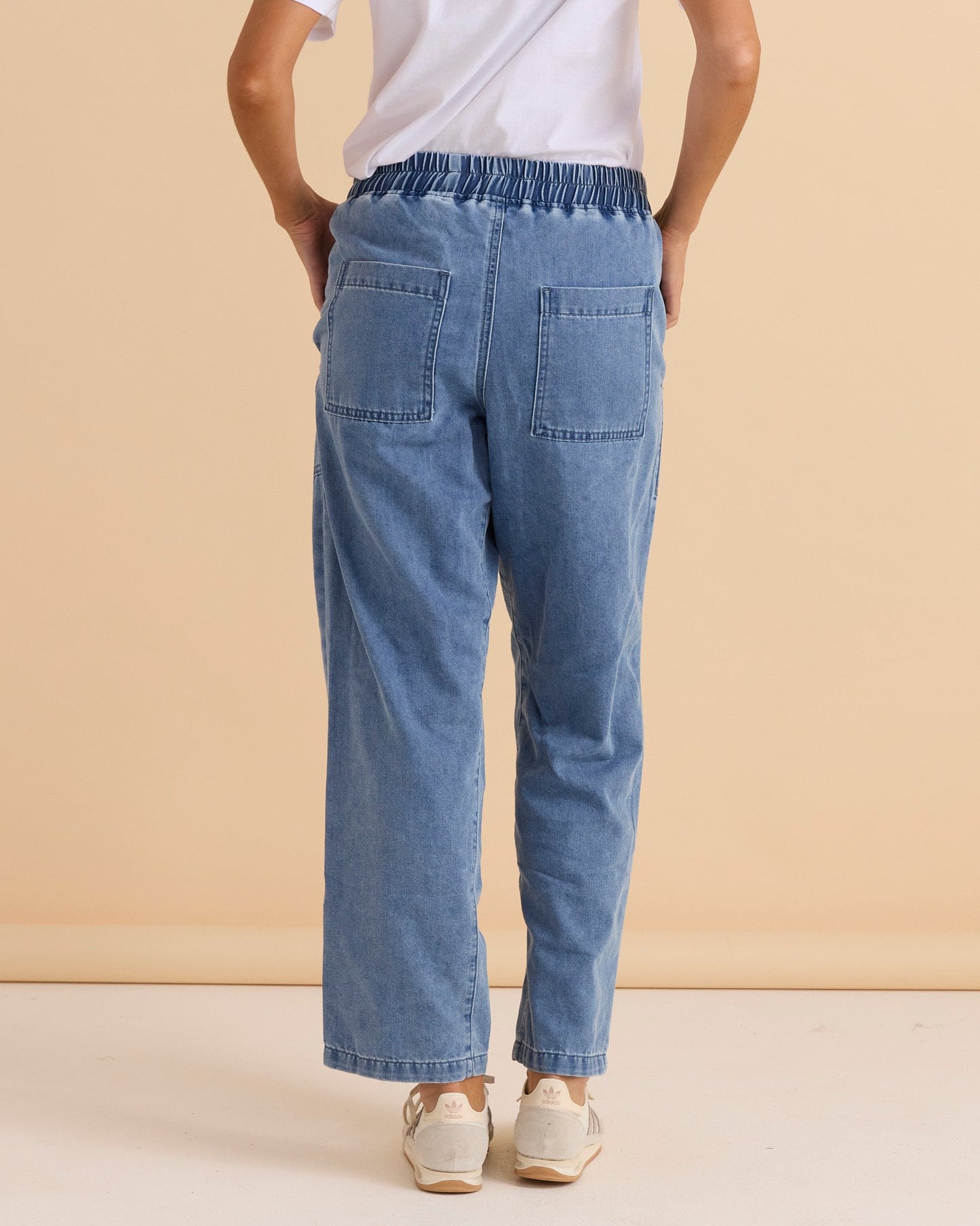 Betty Basics Quinn Cotton Jogger (Blue)