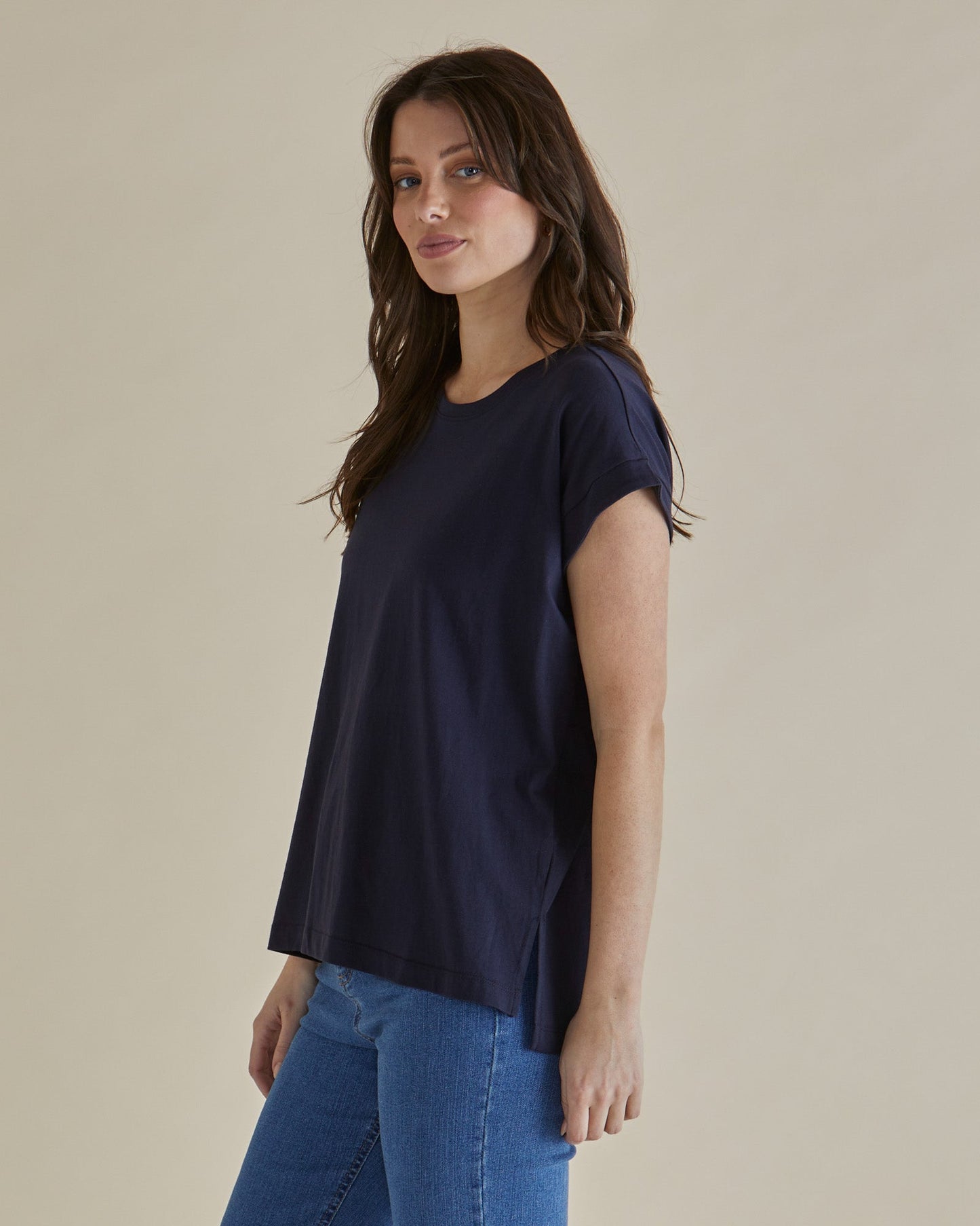 Betty Basics Michaela Tee (Coal)