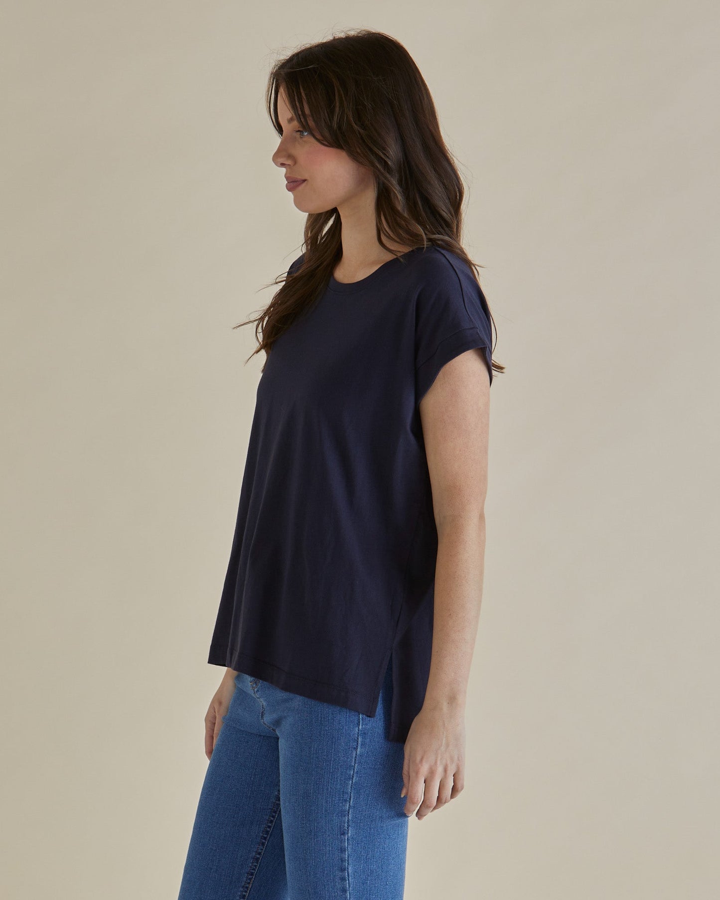 Betty Basics Michaela Tee (Coal)