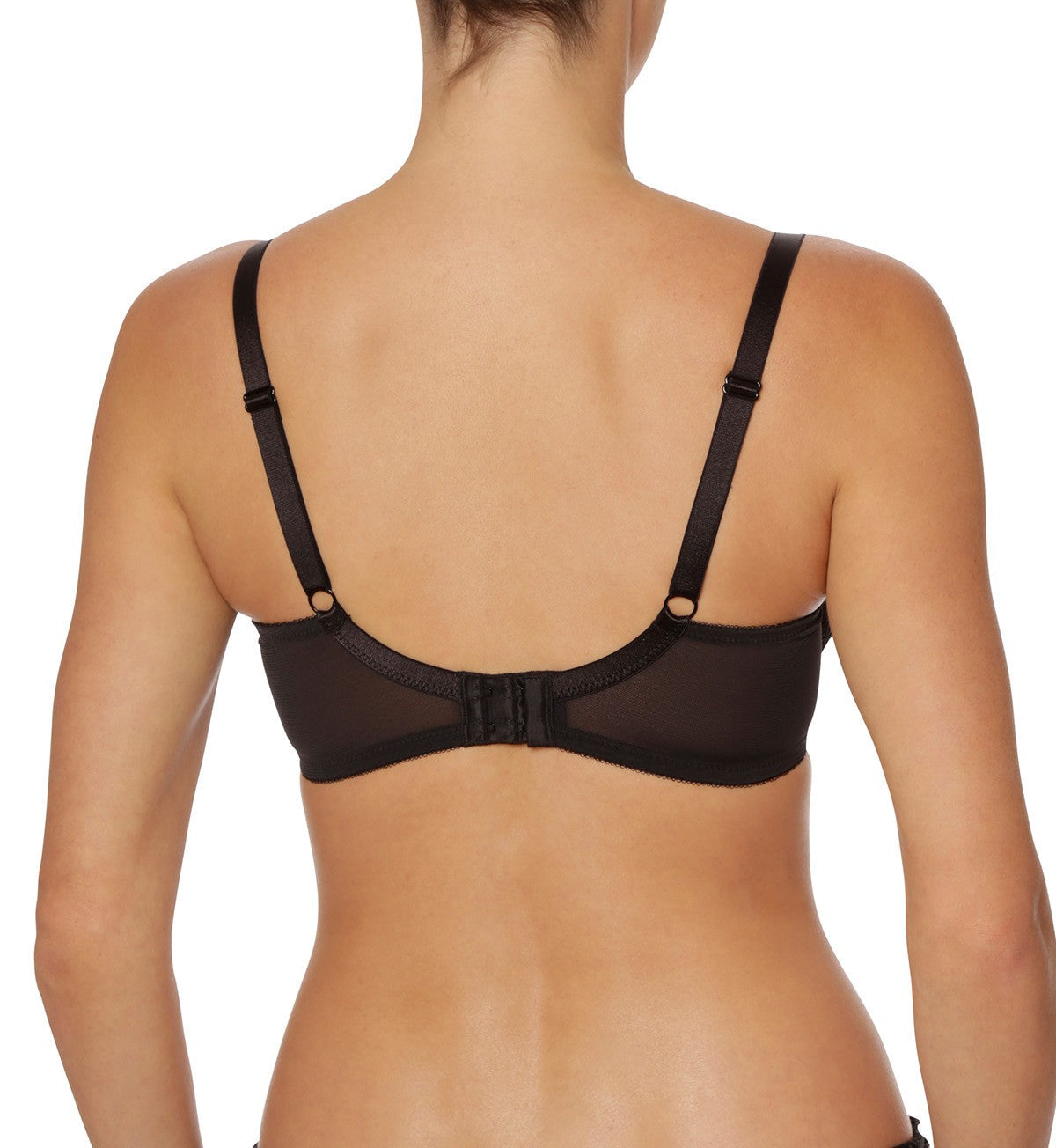 Triumph Formfit Lacy Sheer Minimiser Wired Bra (Black)