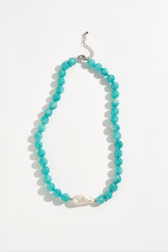 Image of Necklaces. Product name - Nerina Necklace Turquoise in Turquoise colour by brand - Reliquia Jewellery