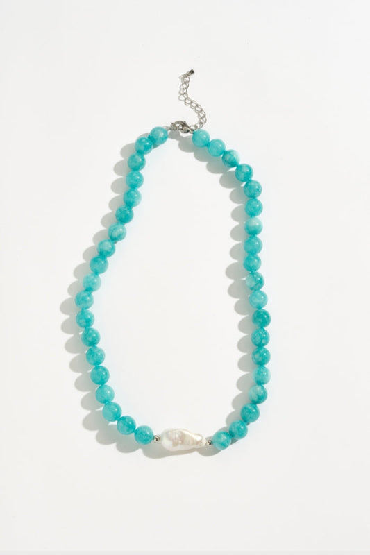 Image of Necklaces. Product name - Nerina Necklace Turquoise in Turquoise colour by brand - Reliquia Jewellery