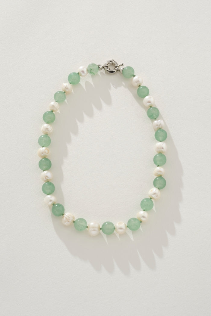 Image of Necklaces. Product name - Ysella Necklace Mint in Mint colour by brand - Reliquia Jewellery