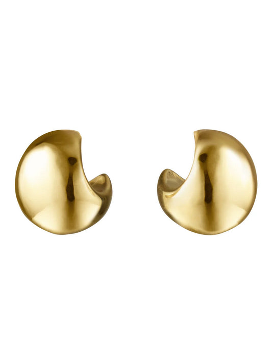 Image of Accessories. Productname: BLING BAR LULU HOOPS in Gold colour by brand - Bling Bar