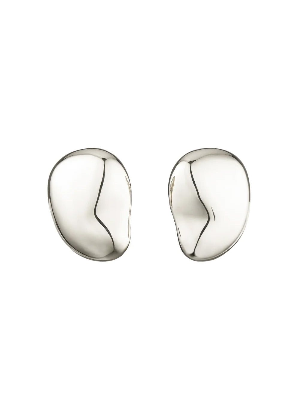 BLING BAR FAVA GRANDE STUDS (Gold)