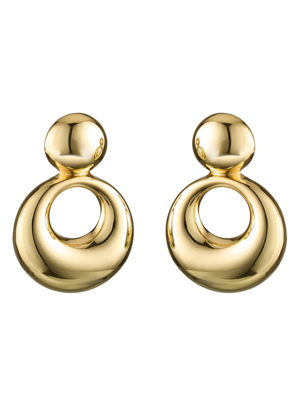 Image of Earrings. Productname: BLING BAR ROTONDO STATEMENT EARRINGS in Silver colour by brand - Bling Bar